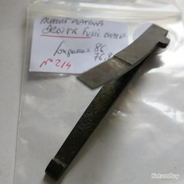 VENDU PAR CUIRASSIER11 N214 RESSORT DROITE  DE PLATINE FUSIL CHASSE ANCIEN