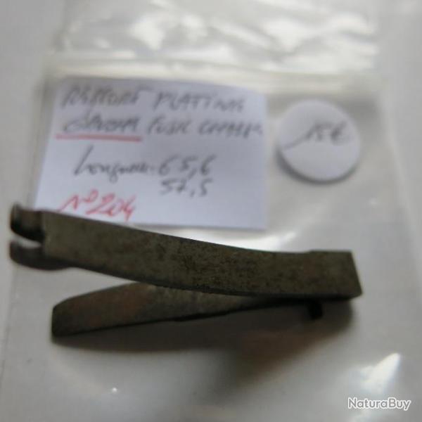 VENDU PAR CUIRASSIER11 N 204 RESSORT GAUCHE DE PLATINE FUSIL CHASSE ANCIEN