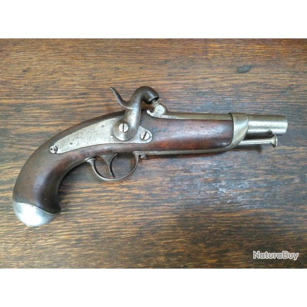 PISTOLET de gendarmerie modle 1842 - TULLE anne 1847 - BE
