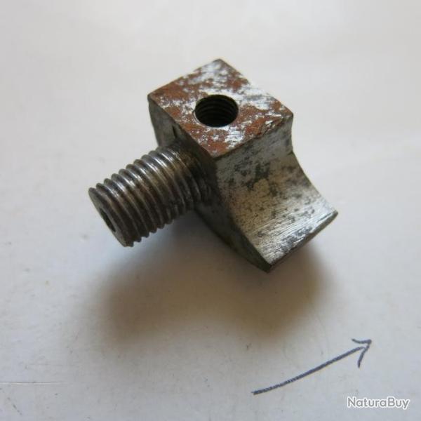 VENDU PAR CUIRASSIER11 PORTE CHEMINEE LUMIERE FUSIL SILEX (TYPE REGLEMENTAIRE FRANAIS ) BRUT  DROIT