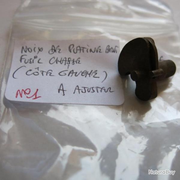 VENDU PAR CUIRASSIER11 N1 NOIX DE PLATINE+ CHAINETTE  A AJUSTER (COTE GAUCHE)