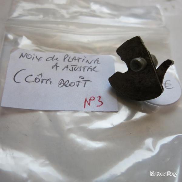 VENDU PAR CUIRASSIER11 N3 NOIX DE PLATINE+ CHAINETTE  A AJUSTER (COTE DROIT)