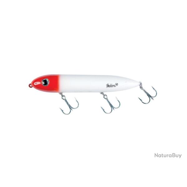 Mini Spook Jr 85mm 14gr Heddon Blanc t�te rouge