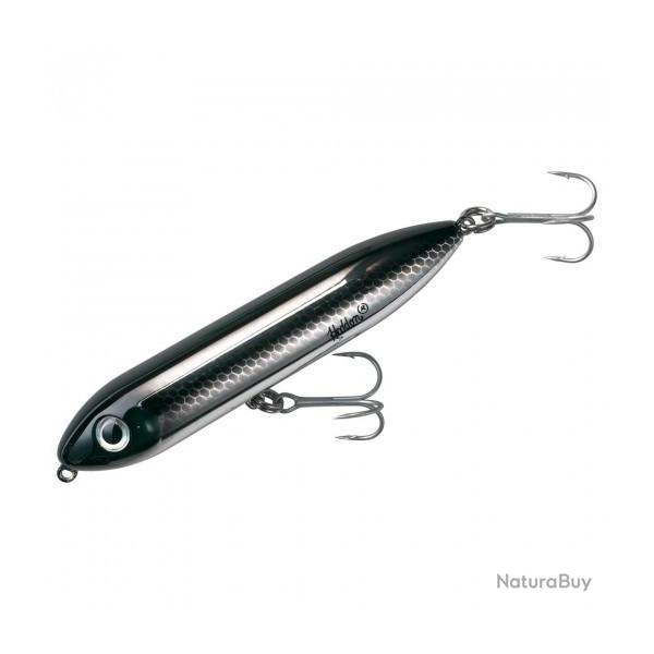 Mini Spook Jr 85mm 14gr Heddon Chrom� Dos Noir