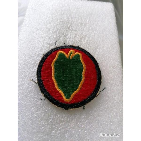 Beau Patch arme us 24th INFANTRY DIVISION ww2 original 2