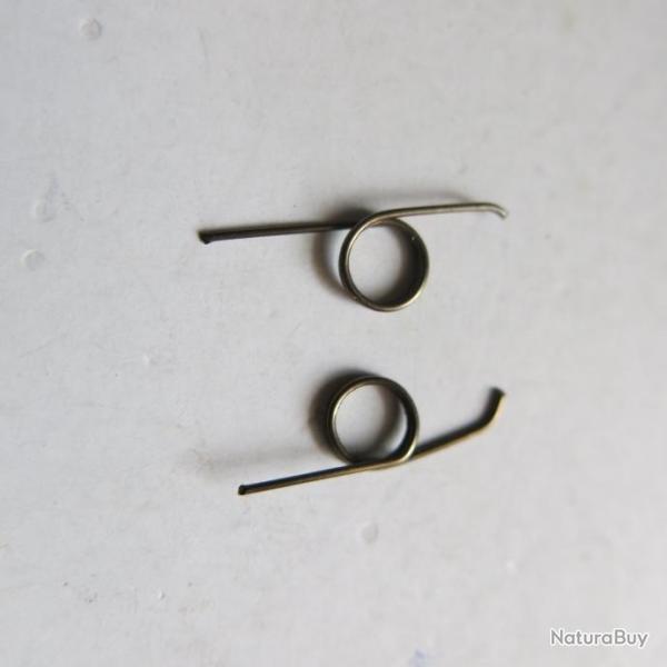 VENDU PAR CUIRASSIER11 PAIRE DE RESSORTS DE RAPPEL  DE FUSIL SUPERPOSE  BERETTA CAL 12