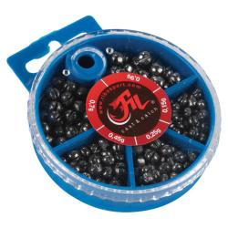 Boite de plombs Split Shot Filfishing 100gr 5 tailles
