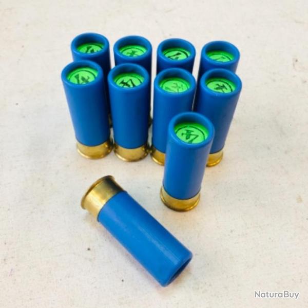 10 CARTOUCHES POUDRE NOIRE 12/65 PLOMB 4