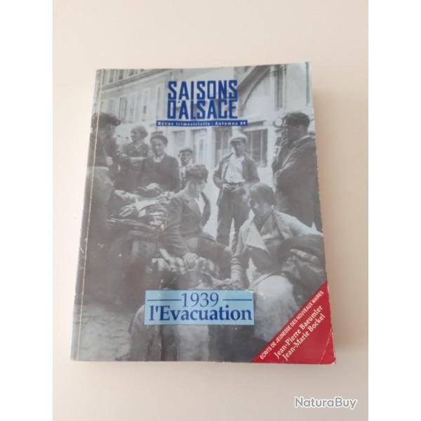 LIVRE SAISONS D ALSACE "L �VACUATION "