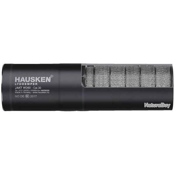 Mod�rateur de son Hausken jakt wd 60 xtrm mk2 cal. 30/300/308 M18x1