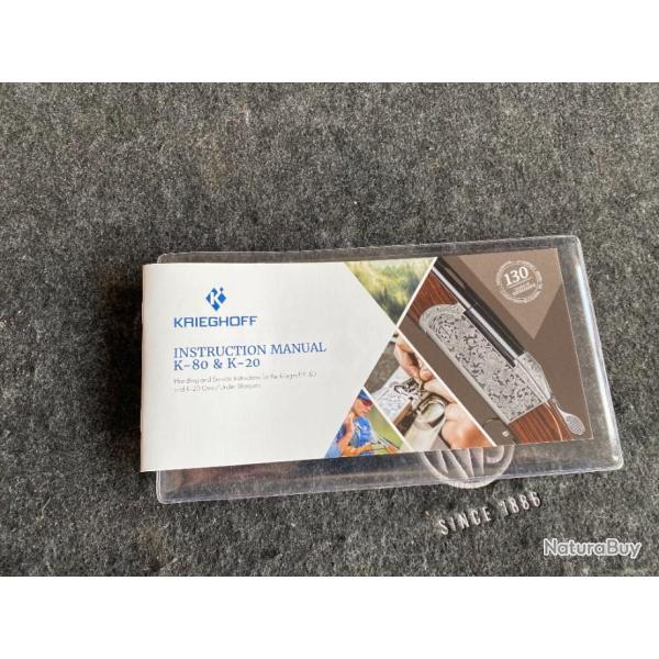 K32/K80 Manuel d'instruction