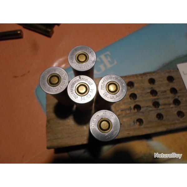 5 CHASSE...ANCIENNES  CAL ;16.MGM MUNITIONS.TRES BON ETAT.