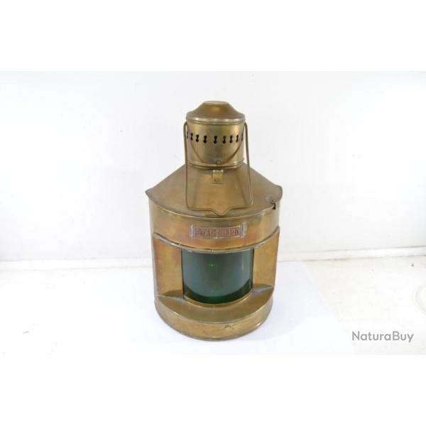 Lanterne de bateau anglaise STARBOARD fabrication d�corative. Lampe � p�trole, bateau navire marin