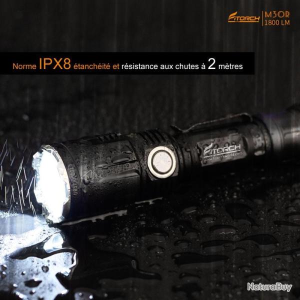 Lampe torche M30R - 1800 Lumens