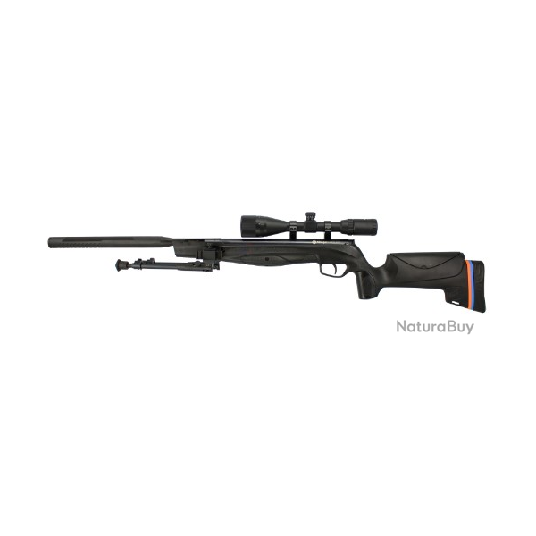 Carabine � air comprim� STOEGER cal.4.5 rx20 tac suppressor 19.9j + lunette 3-9x40 + bipied