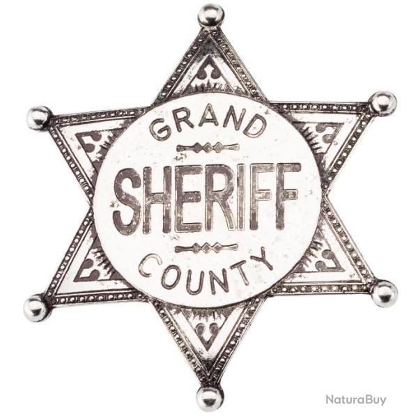 Etoile de sherif grise