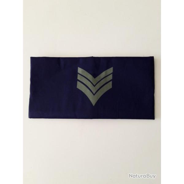 BRASSARD DE SERGENT D INSTRUCTION ARMEE U.S. WWII