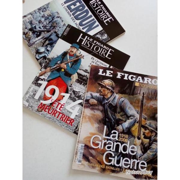 3 Bimensuels de collection - VERDUN, 1914, La grande Guerre