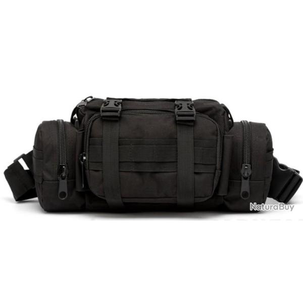 Sacoche Banane Polyvalente MOLLE - Coloris NOIR