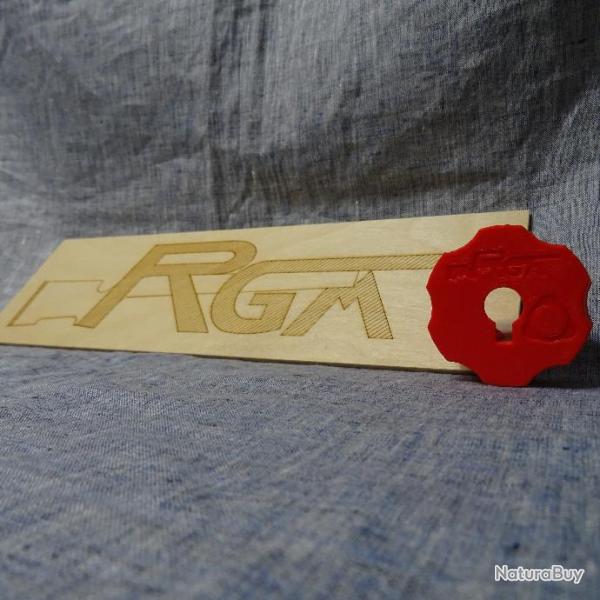 Bouton RGM pour d�chargement  Sabatti 3 tenons