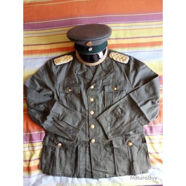 TUNIQUE COMMANDANT MEXICAIN 1900 et casquette.  WESTERN / COWBOY