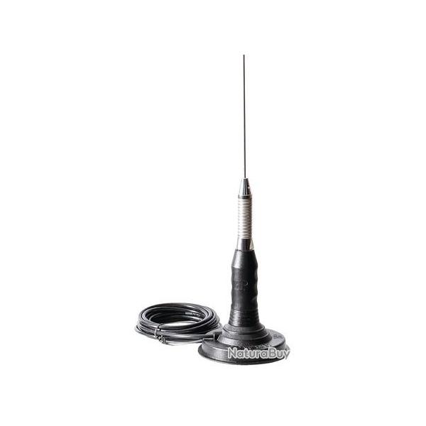 ANTENNE DE TOIT 80CM, SOCLE MAGN�TIQUE + CONNECTEUR BNC / SMA FEMELLE 80 cm