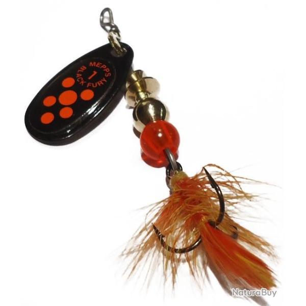 CUILLERE BLACK FURY NOIR POINT ORANGE MOUCHE ORANGE 3