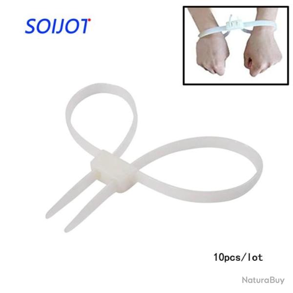 Menottes en plastique Double Nylon 12mm x 700mm