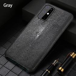 Coque Luxe Samsung Cuir Raie Stingray Galuchat-Gris-Galaxy S21 Ultra 20260729082510