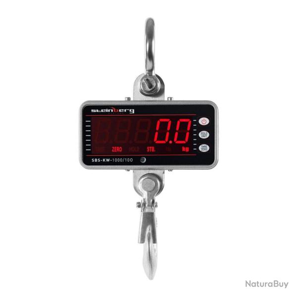 Crochet peseur - 1.000 kg / 0,5 kg - LED - Aluminium 14_0000120