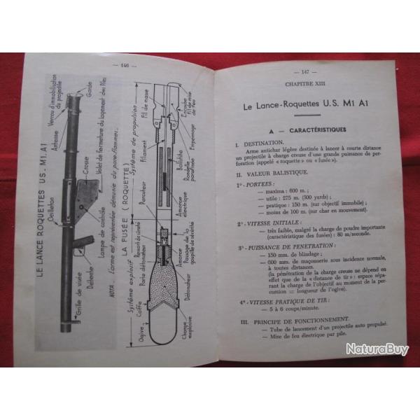 MANUEL Militaire (Incomplet) : Instruction sur l' ARMEMENT et le MATERIEL de TIR (pages 17  205)