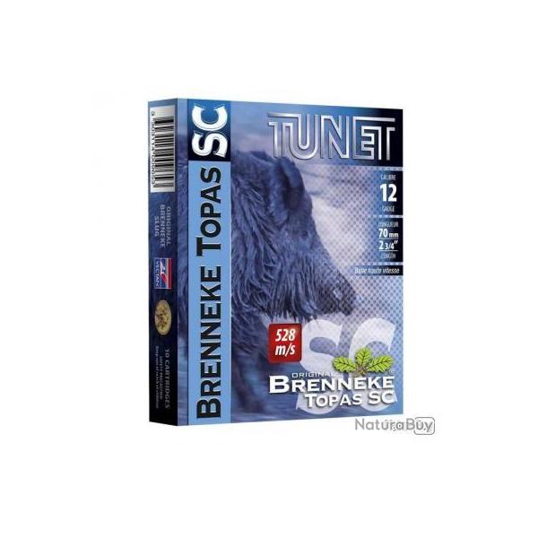 BALLES BRENNEKE TOPAS SC TUNET 20GR , TUNET , CAL:12:70. Lot de 20 cartouches.