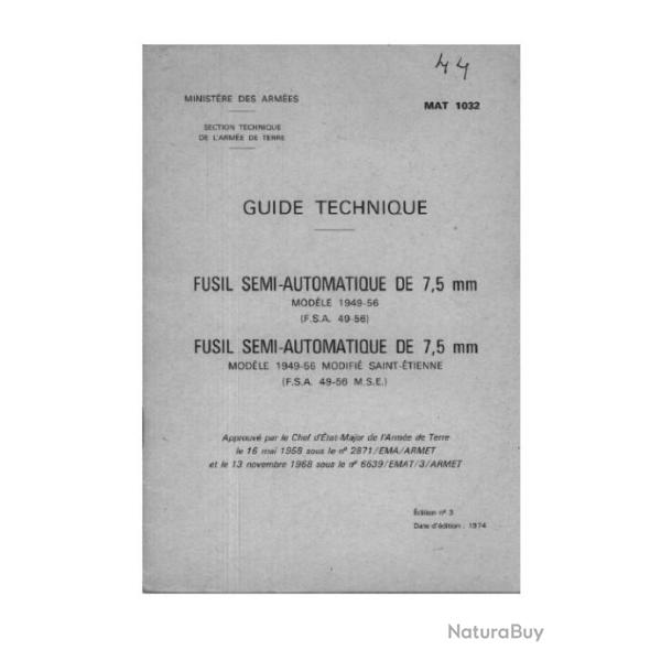 notice FSA 1949/56 49-56 �dition 1974 (envoi par mail) - VENDU PAR JEPERCUTE (m588)