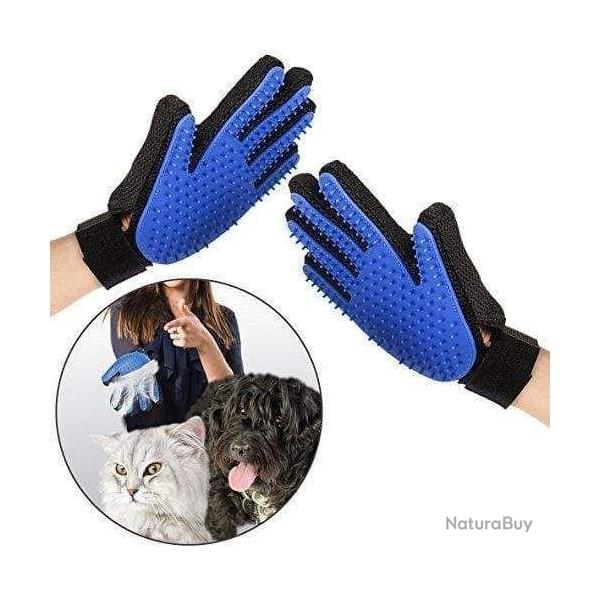 Gants de toilettage pour chiens/chats/animaux domestiques