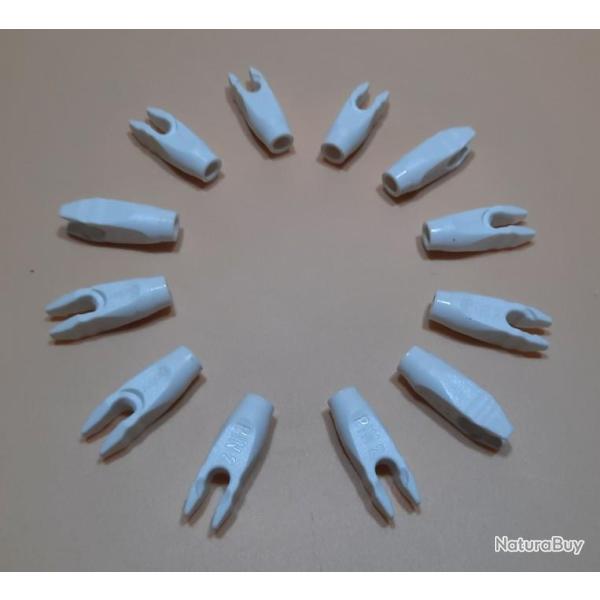 Lot de 12 Encoches Pin #2 Beiter Large Asym�trique Blanc #71