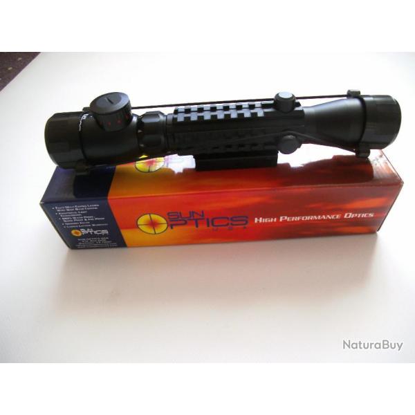 LUNETTE SUN OPTICS TRI RAIL TACTICAL CROSS. 4X32