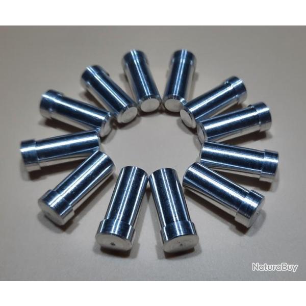 Lot de 12 Talons Alu 1816 pour Trait Arbalte