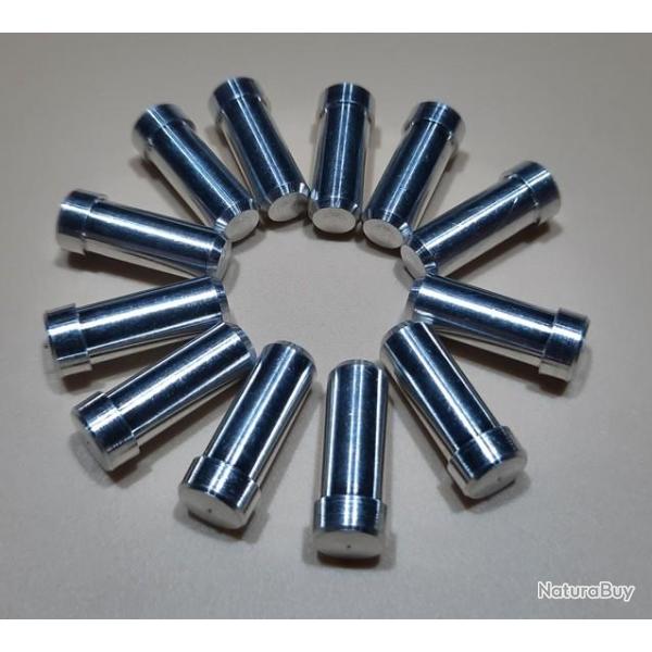 Lot de 12 Talons Alu 1616 pour Trait Arbalte