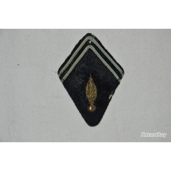 INSIGNE LOSANGE PETIT ETAT MAJOR TRANSMISSIONS-LIBERATION GUERRE D'INDOCHINE