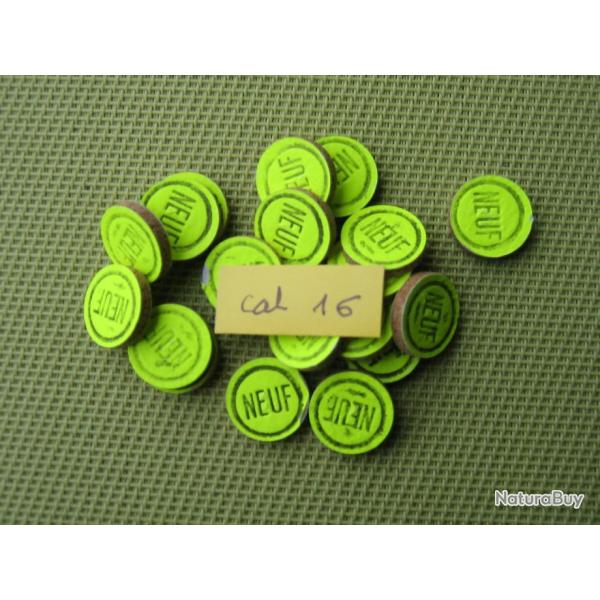 Rondelles  lige  de  fermeture  No 9  cal  16