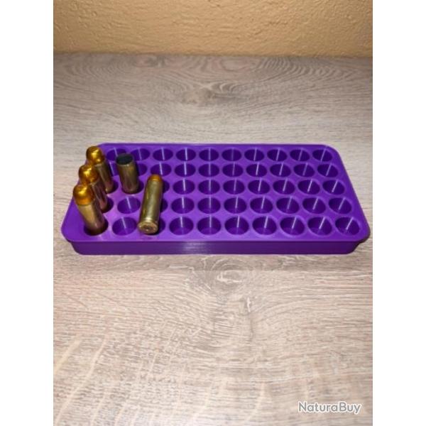 Plateau de rechargement violet optimis� pour gros calibre 50 AE, 500 Smith & Wesson magnum etc....