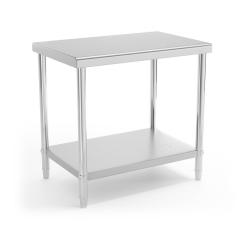 Table de travail cuisine professionnelle acier inox 90 x 60 cm capacit&eacute; de charge de 210 kg 14_0003