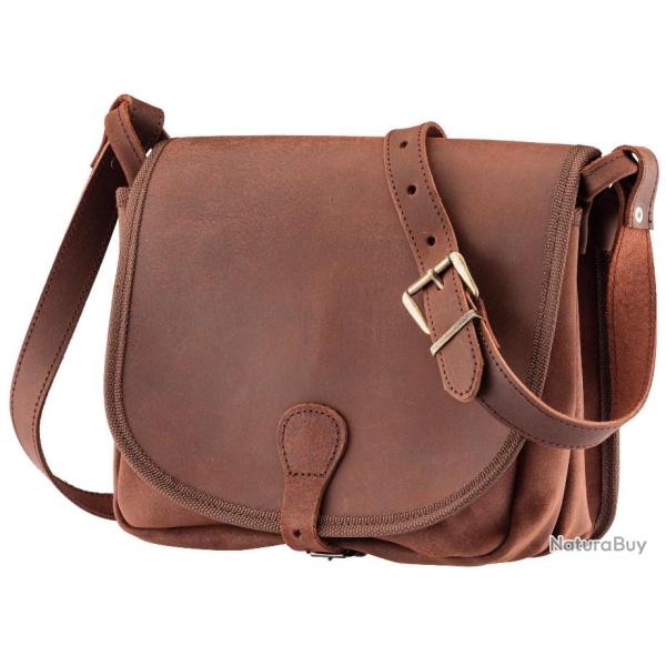 Sac trappeur cuir compartiment 