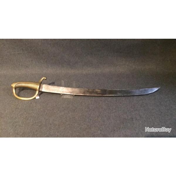 SABRE BRIQUET D'INFANTERIE MODELE AN 11 - PREMIERE RESTAURATION