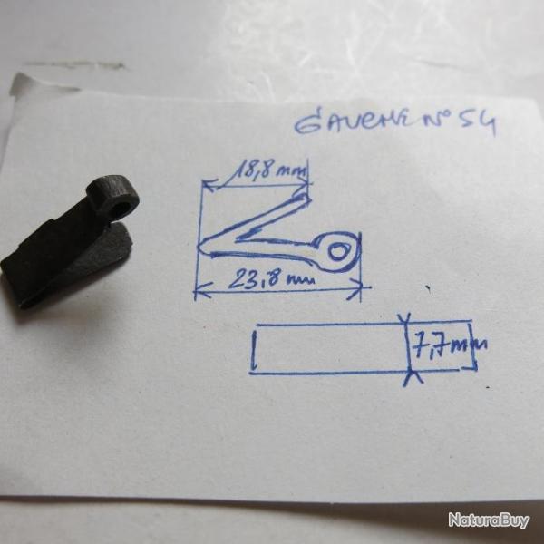 VENDU PAR CUIRASSIER11 N� 54 RESSORT RETOUR DE DETENTE SUR PLATINE (GAUCHE) FUSILS ANCIENS A CHIENS