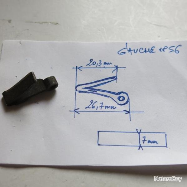 VENDU PAR CUIRASSIER11 N� 56 RESSORT RETOUR DE DETENTE SUR PLATINE (GAUCHE) FUSILS ANCIENS A CHIENS