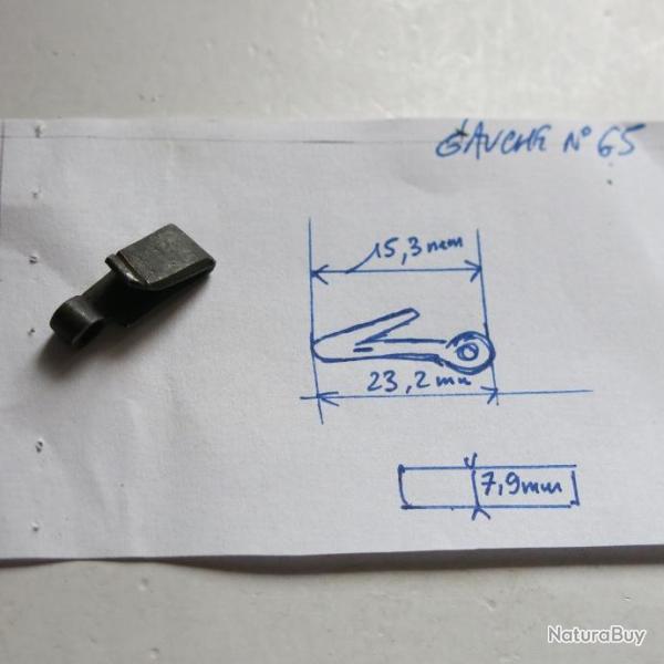 VENDU PAR CUIRASSIER11 N� 65 RESSORT RETOUR DE DETENTE SUR PLATINE (GAUCHE) FUSILS ANCIENS A CHIENS
