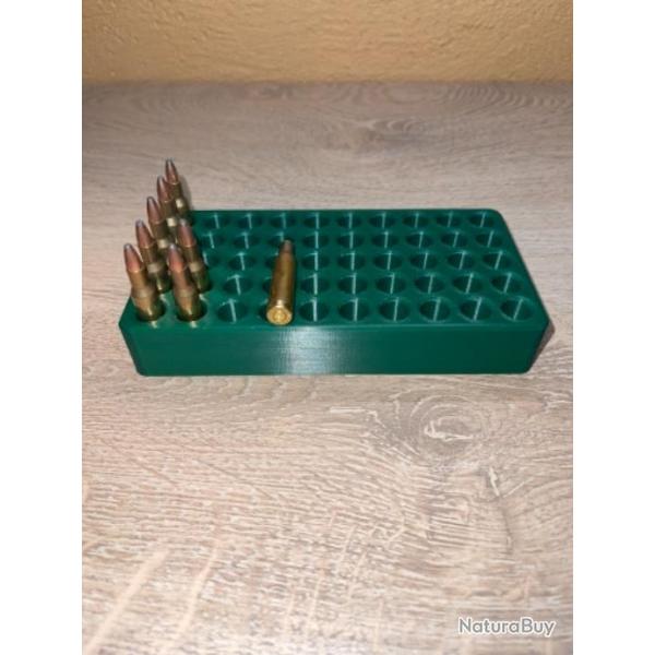 Plateau de rechargement vert fonc optimis pour les cartouches 5,56, 222, 223, 7 TCU, 300 AAC