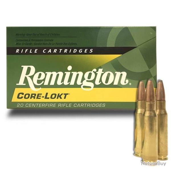 Munitions REMINGTON calibre 308 Win Core-Lokt PSP 150gr - 9.7g x20