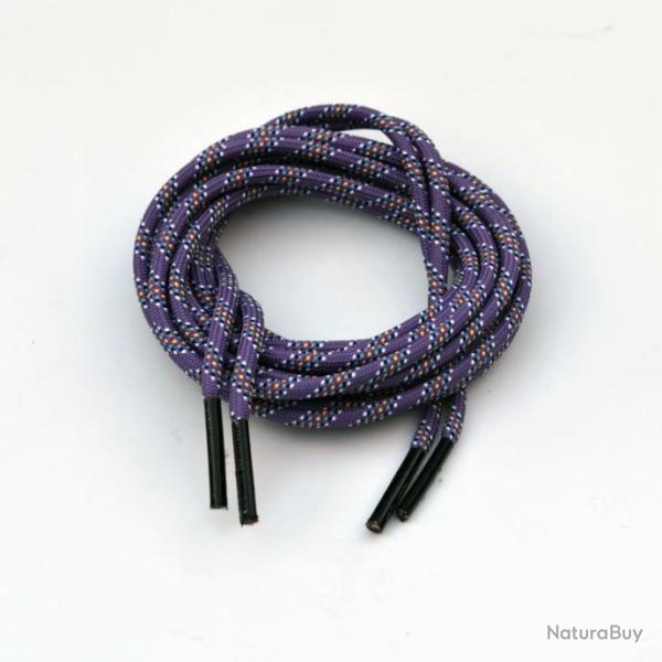 1 Paire de Lacets Violets Ronds 120cm pour dragonne ou chaussures